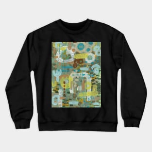 Art Acrylic artwork abstract painting Crewneck Sweatshirt